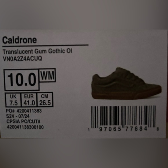 Vans Caldrone Suede Women’s Shoes - Picture 12 of 15